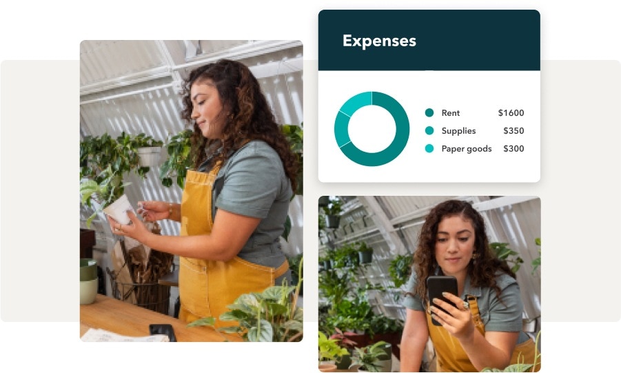 Industry Retail Feature Business Women mobile phone expenses transactions Plants